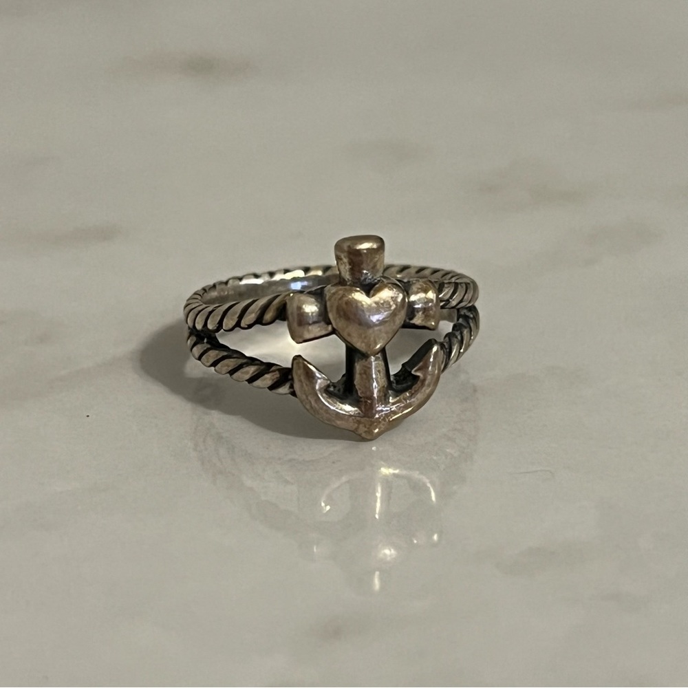 James Avery Faith, Hope and Love Twisted Rope Ring
